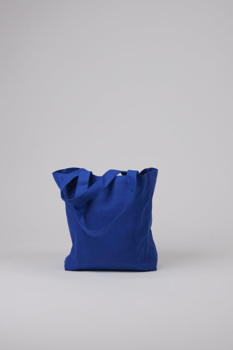 Bright Blue Plain Tote