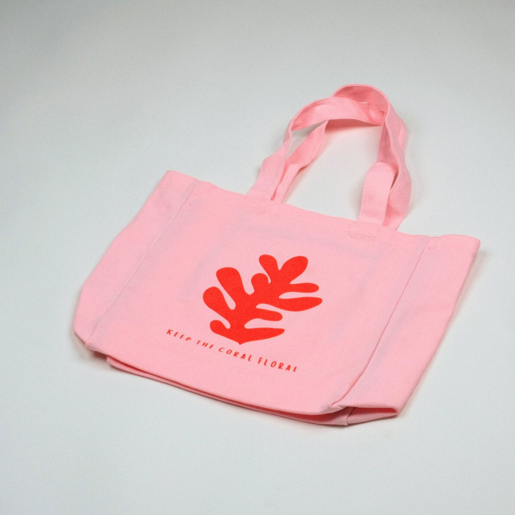 Keep the Coral Floral - Tote Bag