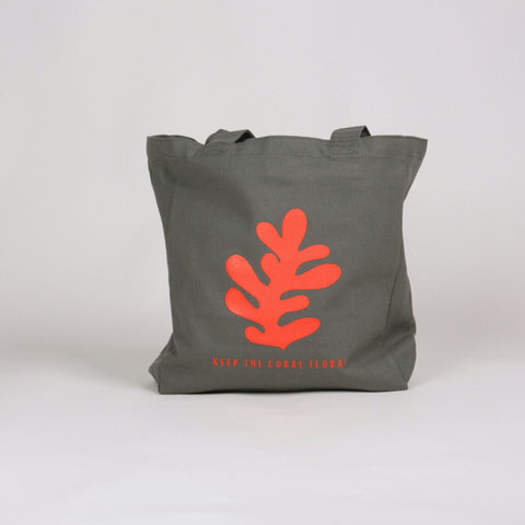 Keep the Coral Floral - Tote Bag