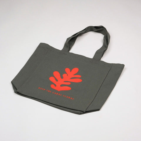 Keep the Coral Floral - Tote Bag
