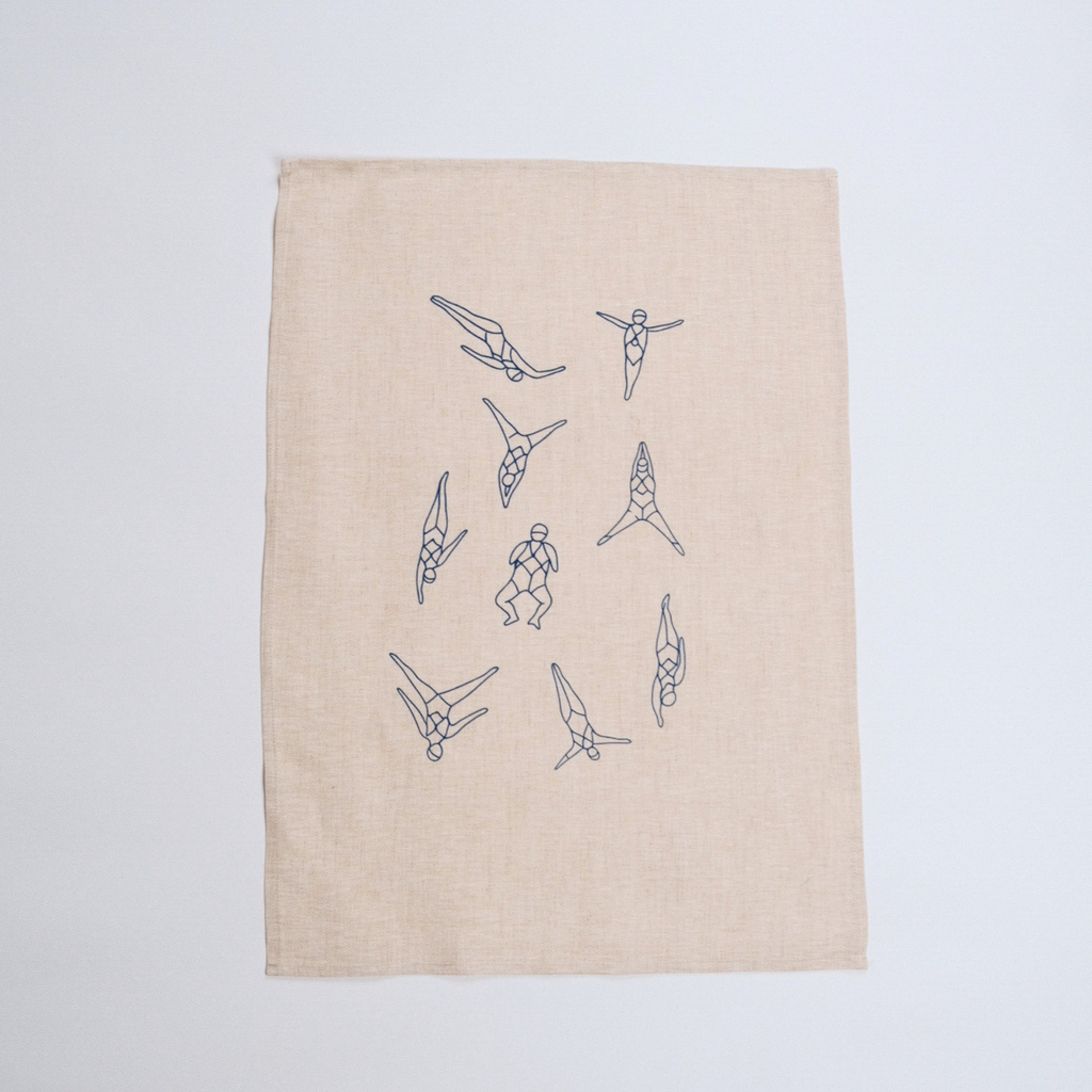 Swimmers - Tea Towel