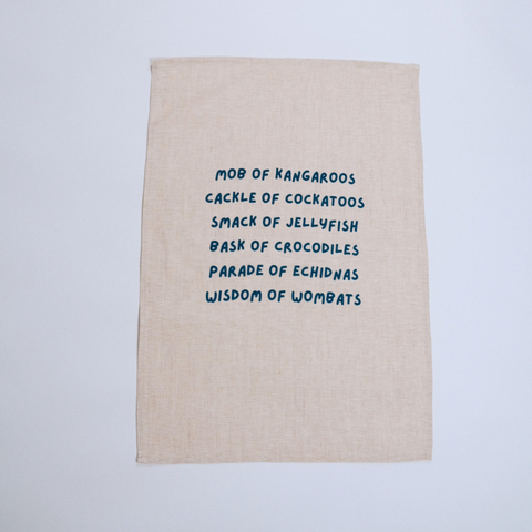 Collective Nouns - Tea Towel