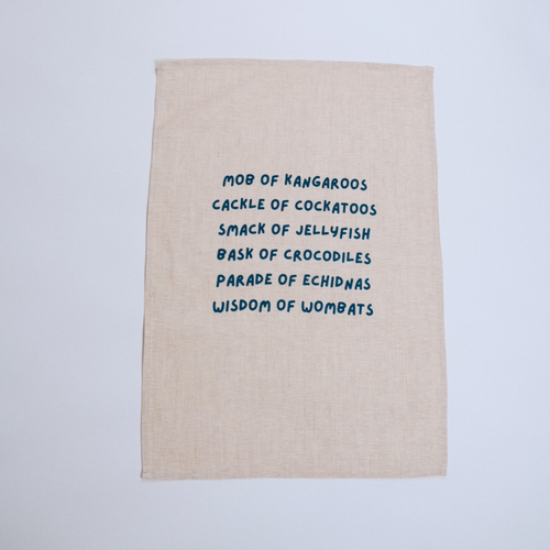 Collective Nouns - Tea Towel
