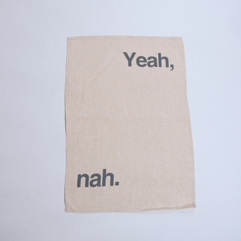 Yeah, nah. - Tea Towel