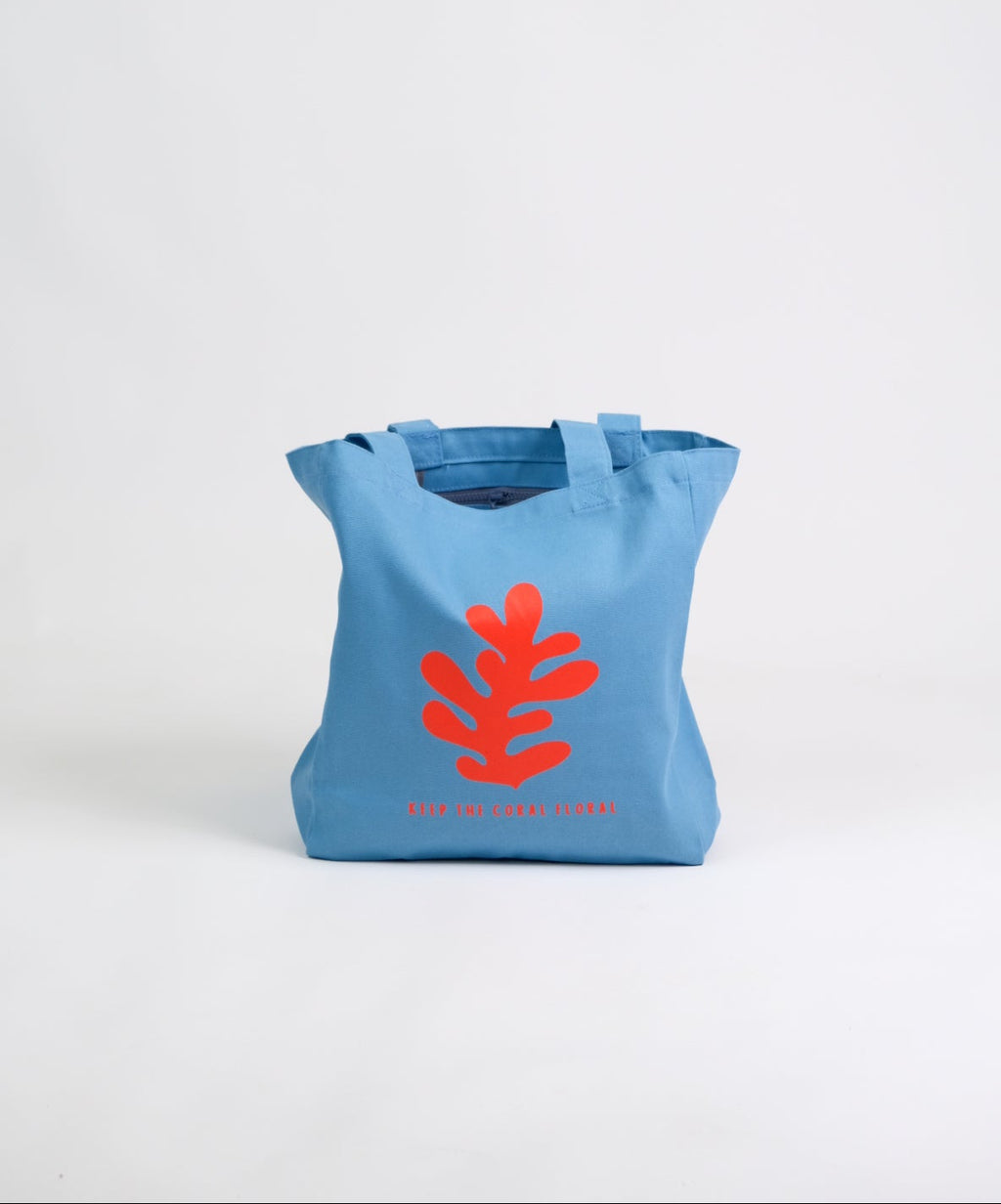Keep the Coral Floral - Tote Bag