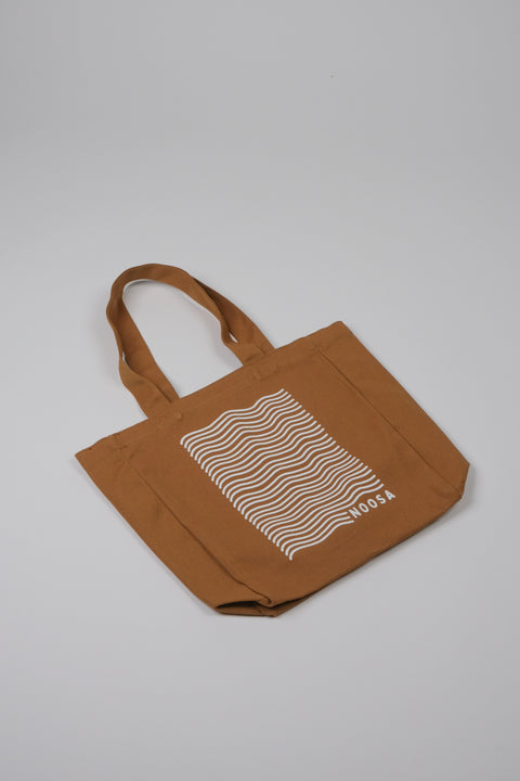 Noosa Tan tote bag flat view