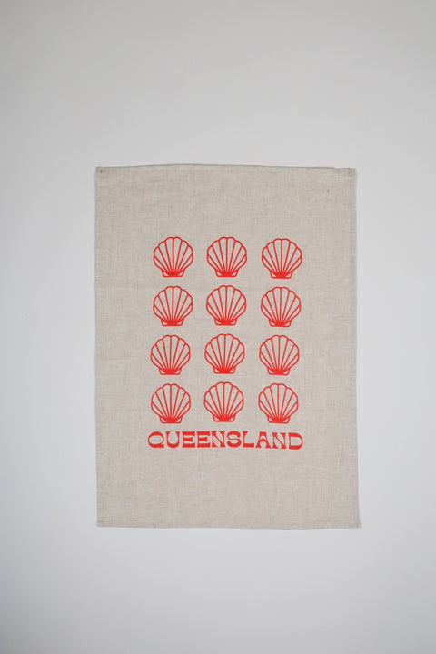 queensland-shells-linen-tea-towel